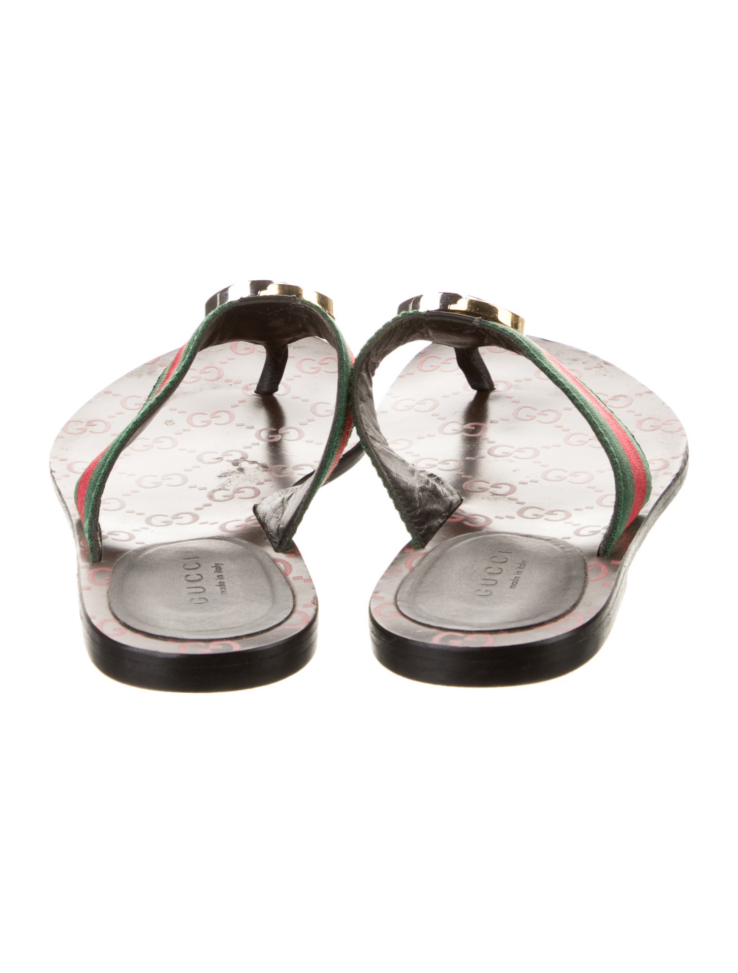 Gucci Interlocking G Logo Slides